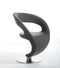 Chairs Lounge Chair Indoor - 32" Grey Fabric, Polyester, and Wool Lounge Chair HomeRoots