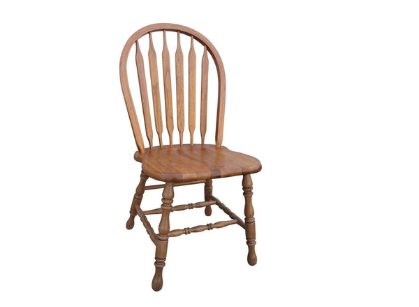 Chairs Modern Chair - 17.75" X 17" X 38" Harvest Oak Hardwood Side Chair HomeRoots