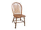 Chairs Modern Chair - 17.75" X 17" X 38" Harvest Oak Hardwood Side Chair HomeRoots