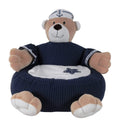 Chairs Modern Chair - 21.65" x 21.65" x 19.68" White, Blue, Navy Bear - Chair HomeRoots