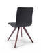 Chairs Modern Dining Chairs - 21" X 21" X 33" Black Faux Leather / Metal Dining Chair HomeRoots