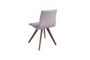 Chairs Modern Dining Chairs - 21" X 21" X 33" Taupe Faux Leather / Metal Dining Chair HomeRoots