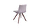 Chairs Modern Dining Chairs - 21" X 21" X 33" Taupe Faux Leather / Metal Dining Chair HomeRoots