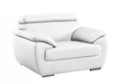 Chairs Modern Leather Chair - 32-38" Captivating White Leather Chair HomeRoots