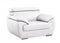 Chairs Modern Leather Chair - 32-38" Captivating White Leather Chair HomeRoots