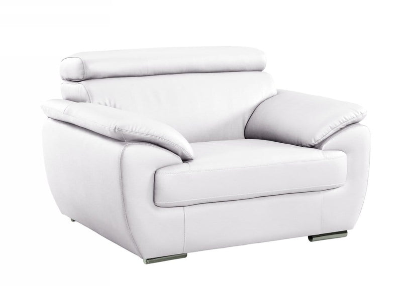 Chairs Modern Leather Chair - 32-38" Captivating White Leather Chair HomeRoots