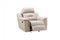 Chairs Modern Leather Chair - 41" Fascinating Beige Leather Chair HomeRoots