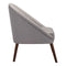 Chairs Modern Lounge Chair - 28" X 26.4" X 33.1" Cobalt Blue Occasional Chair HomeRoots