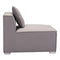 Chairs Modern Lounge Chair - 29.5" X 34.6" X 25.4" Middle Gray Chair HomeRoots