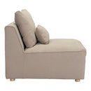 Chairs Modern Lounge Chair - 33.5" X 35.8" X 31.5" Single Stone Chair HomeRoots