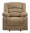 Chairs Modern Lounge Chair - 40" Contemporary Beige Fabric Chair HomeRoots