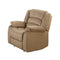 Chairs Modern Lounge Chair - 40" Contemporary Beige Fabric Chair HomeRoots
