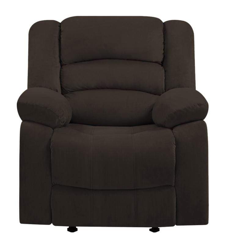 Chairs Modern Lounge Chair - 40" Contemporary Brown Fabric Chair HomeRoots