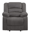 Chairs Modern Lounge Chair - 40" Contemporary Grey Fabric Chair HomeRoots
