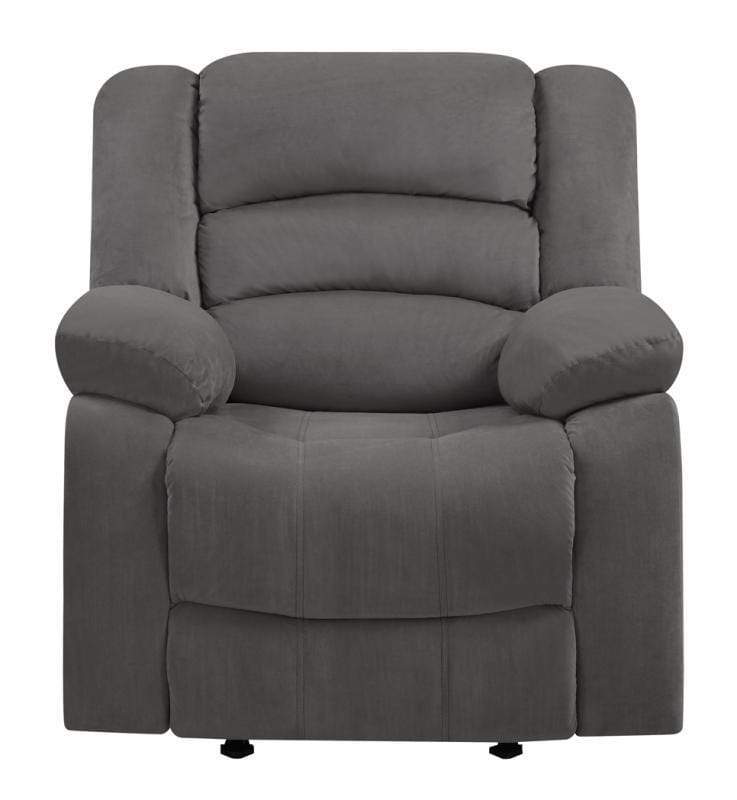 Chairs Modern Lounge Chair - 40" Contemporary Grey Fabric Chair HomeRoots