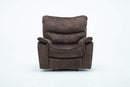 Chairs Modern Lounge Chair - 40" Elegant Dark Brown Fabric Chair HomeRoots