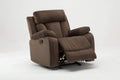 Chairs Modern Lounge Chair - 40" Modern Brown Fabric Chair HomeRoots
