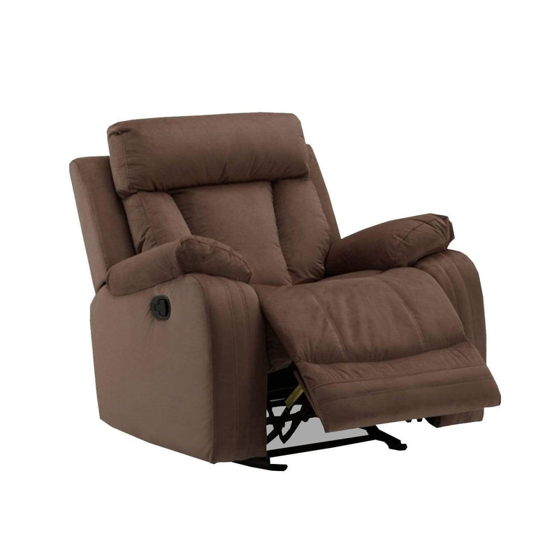 Chairs Modern Lounge Chair - 40" Modern Brown Fabric Chair HomeRoots