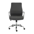 Chairs Modern Office Chair - 23.23" X 24.41" X 38.98" Low Back Office Chair in Gray with Chromed Steel Base HomeRoots