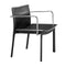 Chairs Office Chair - 24" X 22" X 28" 2 Pcs Black Leatherette Conference Chair HomeRoots