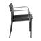 Chairs Office Chair - 24" X 22" X 28" 2 Pcs Black Leatherette Conference Chair HomeRoots