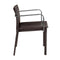 Chairs Office Chair - 24" X 22" X 28" 2 Pcs Espresso Leatherette Conference Chair HomeRoots