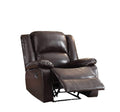 Chairs Recliner Chair - 36" X 36" X 41" Espresso Pu Recliner HomeRoots
