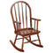 Chairs Rocking Chair - 21" X 16" X 28" Tobacco Youth Rocking Chair HomeRoots