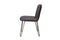 Chairs Sitting Chair - 24" X 20" X 33" Grey Foam Metal Fabric Plywood Chair HomeRoots