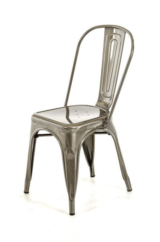 Chairs Sitting Chair - Two 33" Steel Side Chairs HomeRoots