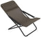 Chairs Sling Chair - Folding Sling Chair - Black Steel Frame - Wood Fabric HomeRoots