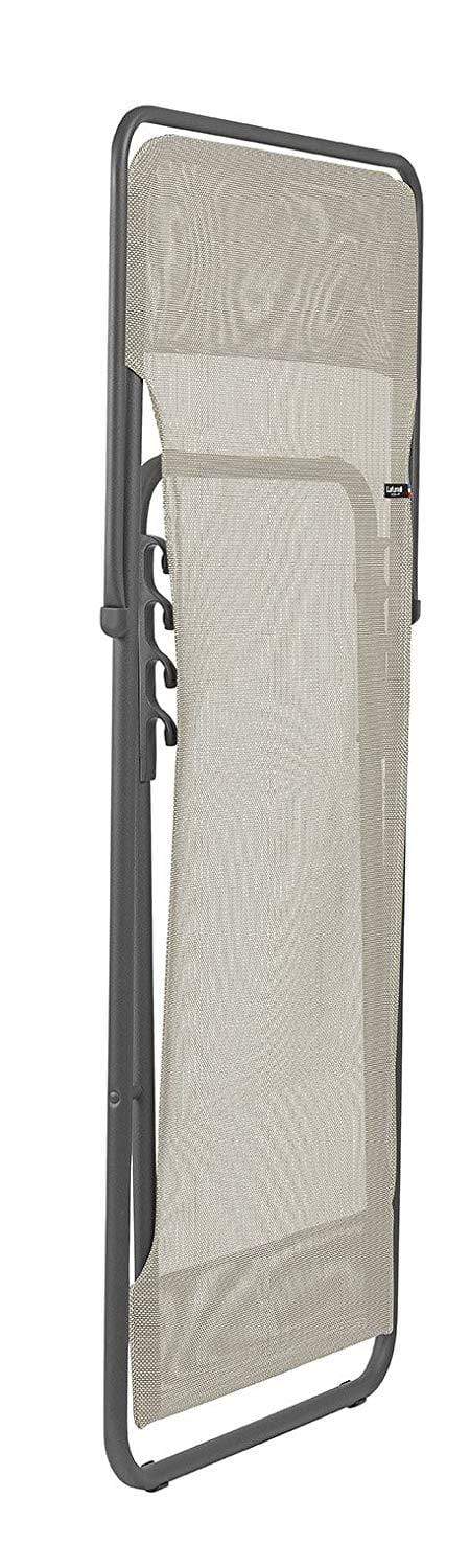 Chairs Sling Chair - Folding Sling Chair - Set of 2 - Basalt Steel Frame - Seigle Fabric HomeRoots