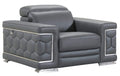 Chairs Stress less Chair - 29-38" Sturdy Dark Gray Chair HomeRoots