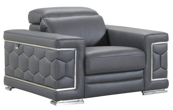 Chairs Stress less Chair - 29-38" Sturdy Dark Gray Chair HomeRoots