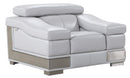 Chairs Stress less Chair - 31-39" Lovely Light Grey Chair HomeRoots
