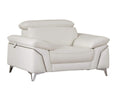 Chairs Stress less Chair - 31" Fashionable White Leather Chair HomeRoots