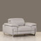 Chairs Stress less Chair - 31" Tasteful Light Grey Leather Chair HomeRoots