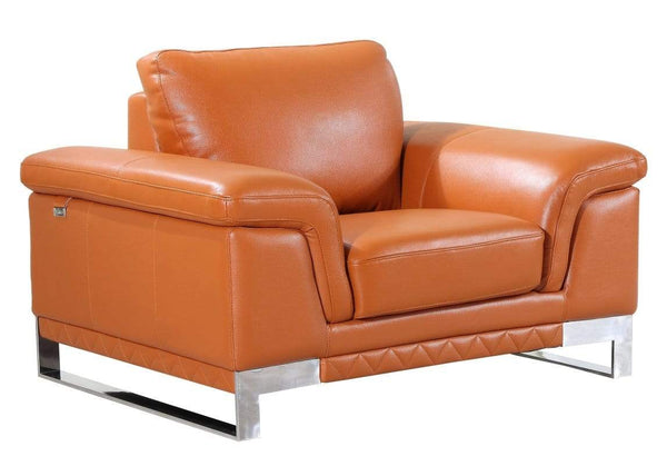 Chairs Stress less Chair - 32" Lovely Camel Leather Chair HomeRoots
