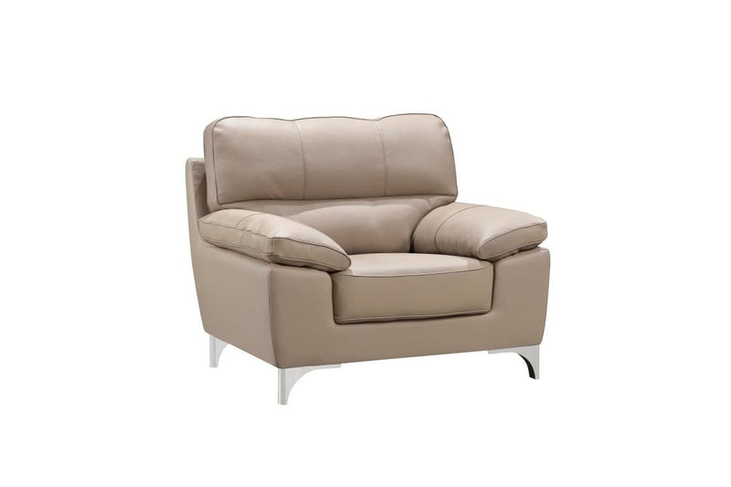 Chairs Stress less Chair - 37" Classy Beige Chair HomeRoots