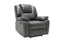 Chairs Stress less Chair - 40" Contemporary Grey Leather Chair HomeRoots
