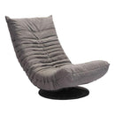 Chairs Swivel Chairs - 27.6" X 38" X 31.5" Gray Down Low Swivel Chair HomeRoots