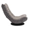 Chairs Swivel Chairs - 27.6" X 38" X 31.5" Gray Down Low Swivel Chair HomeRoots
