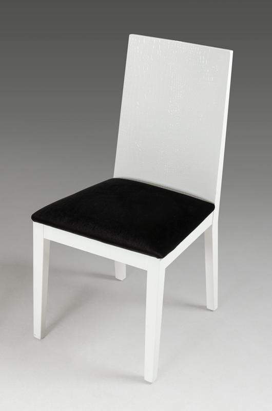 Chairs White Accent Chair - Two 36" White Fabric Dining Chairs HomeRoots