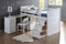 Chairs Wooden Chair - 17" X 17" X 30" White Rubber Wood Chair HomeRoots
