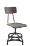 Chairs Wooden Chair - 17" X 21" X 34" 2pc ray Oak And Sandy Gray Side Chair HomeRoots