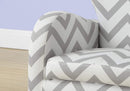 Chairs Wooden Chair - 18'.5" x 20" x 20" Grey, Black, White, Solid Wood, Cotton, Polyester - Juvenile Chair HomeRoots