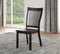 Chairs Wooden Chair - 22 x 24 x 39 Black - Side Chair (Set-2) HomeRoots