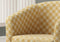 Chairs Yellow Accent Chair - 45'.5" x 49" x 45'.5" Yellow, Black, Foam, Solid Wood, Cotton, Linen - Accent Chair HomeRoots