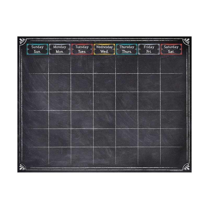 CHALK IT UP LARGE CALENDAR CHART-Learning Materials-JadeMoghul Inc.