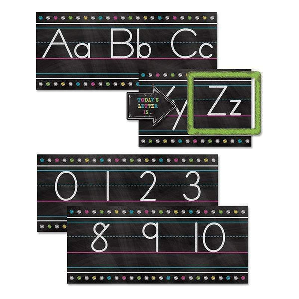 CHALKBOARD BRIGHTS ALPHABET LINE-Learning Materials-JadeMoghul Inc.